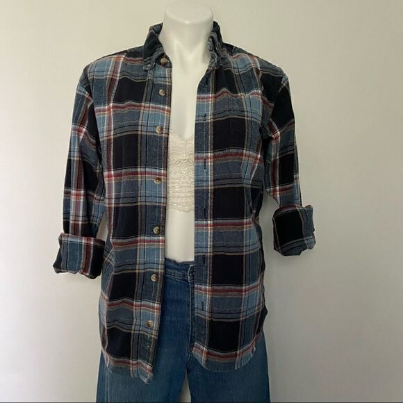 Red Head Brand Thick Cotton Flannel Work Shirt - Picture 3 of 8